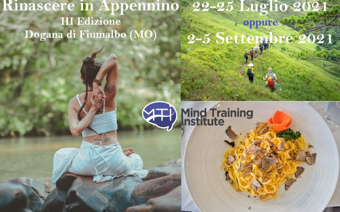 Rinascere in Appennino – Imperdibile la Seconda Sessione dal 2 al 5 Settembre 2021